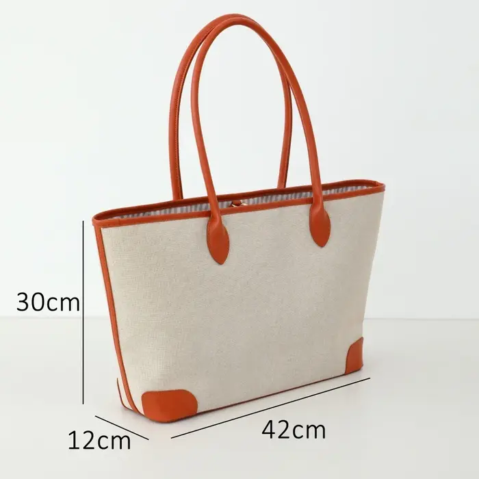 Sac à main de plage en lin pour femmes