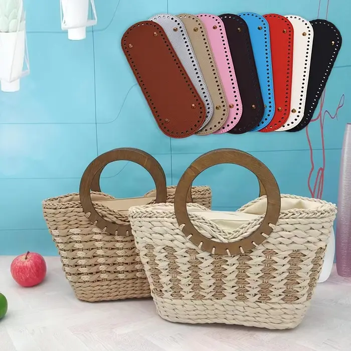 Fond ovale 30*10cm pour sac tricoté