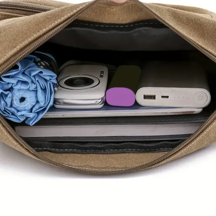 Nouveau Nouveau sac à bandoulière multi-poches sac de messager pour étudiant voyage sac casual