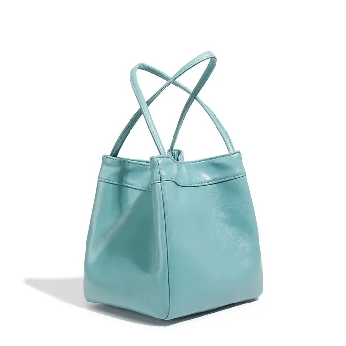 Sac seau argenté pour femmes
