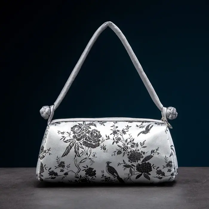 Sac à bandoulière de mode femmes sac à main de luxe sac en soie brodé femme sac