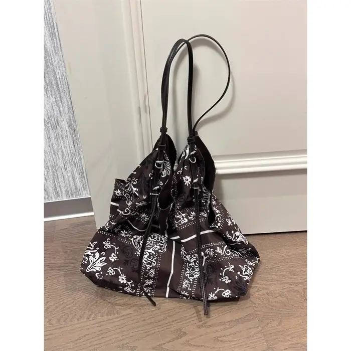 MABULA Bandanna imprimé sacs à bandoulière pour femmes grande capacité Paisley sac fourre-tout créateur de mode motif Floral National sac à main
