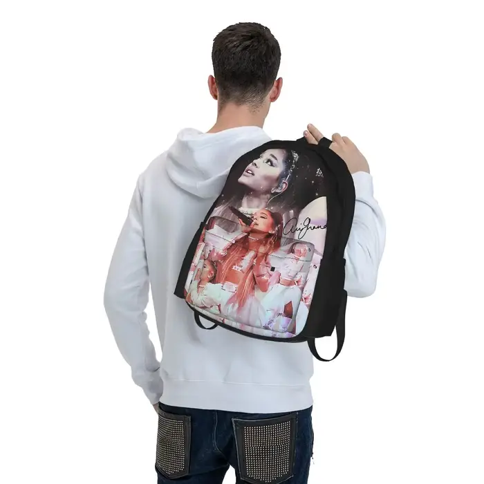 Musique R et B le meilleur chanteur Ariana Grande sacs à dos garçons filles Bookbag étudiants