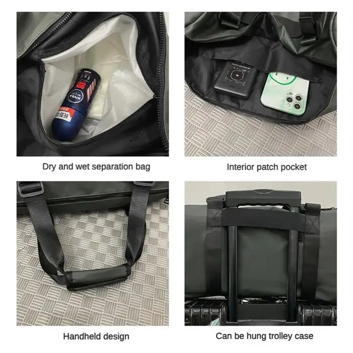 Sac à bagages personnalisé avec logo imprimé pour femme