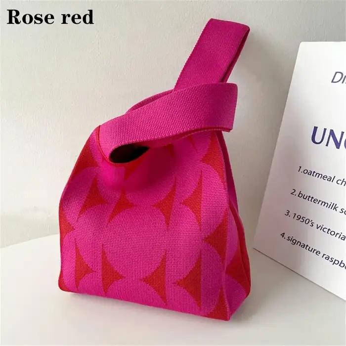 Mini sac à main en tricot pour filles et femmes
