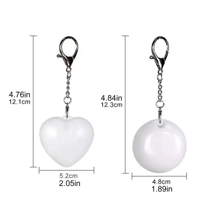 Amour coeur sac à main lumière en forme