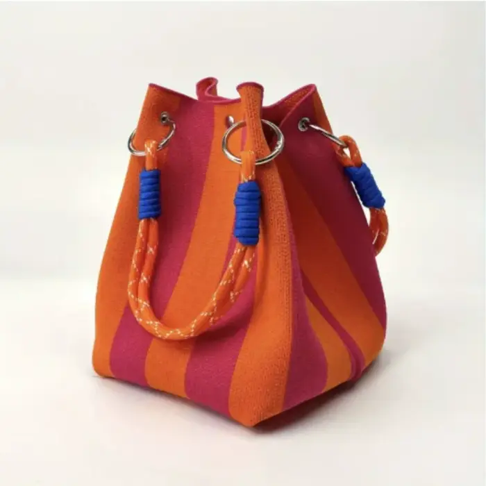 Sac à main rétro multicolore pour femme – Sac fourre-tout de grande capacité avec fermeture à boucle et bandoulière fixe durable pour le travail et les voyages