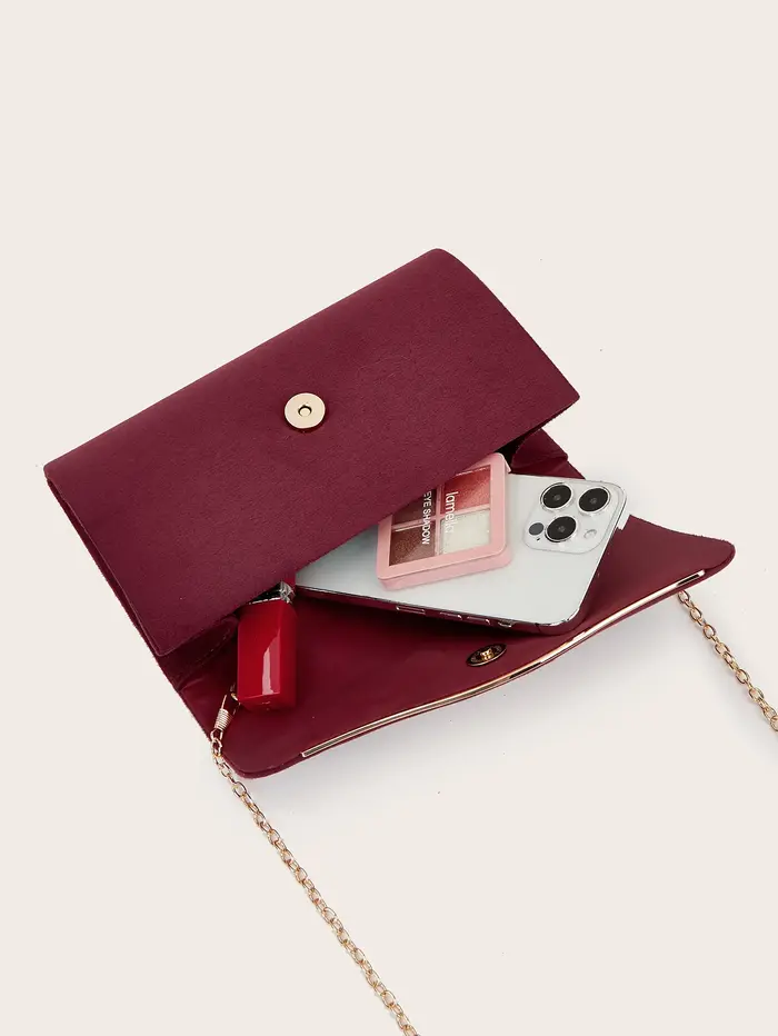 Pochette en velours tendance pour femme