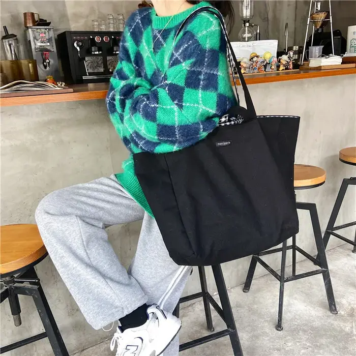 Sac fourre-tout en toile pour femmes