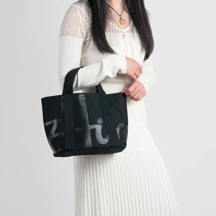 Nouveau sac fourre-tout tendance en coton avec logo