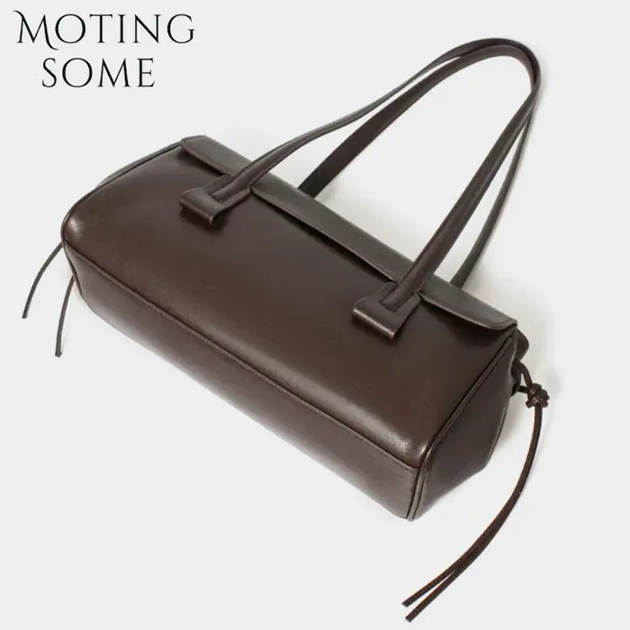 Motingsome Boston sac femmes sous les bras sac à main de luxe en cuir tanné végétal sac