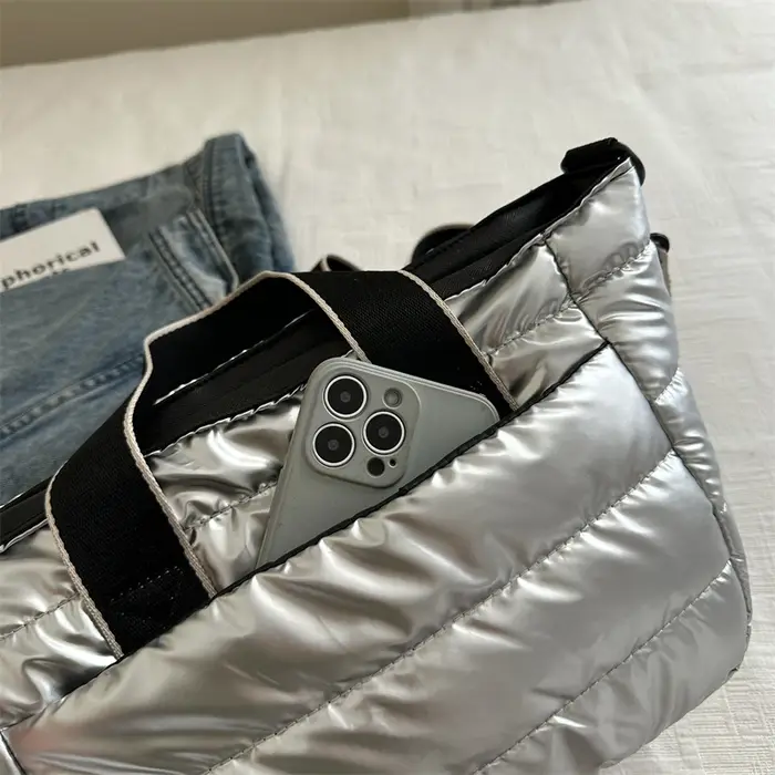 Sac fourre-tout matelassé de luxe pour femmes