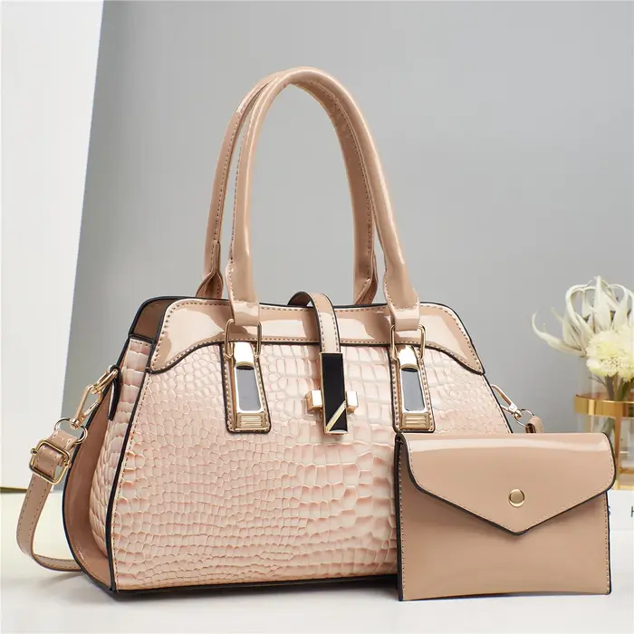 Sac à main classique motif Crocodile pour femmes