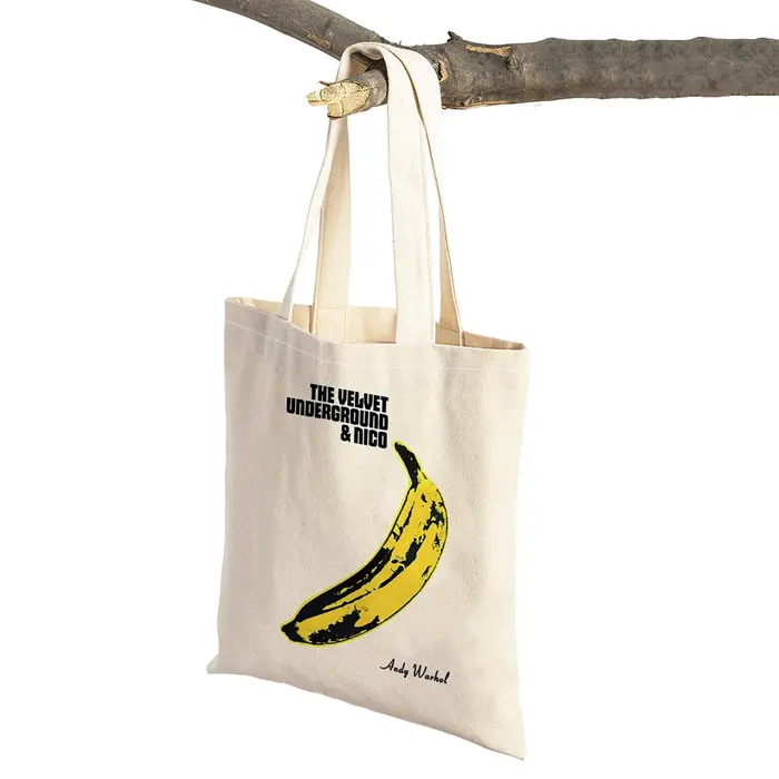 Andy Warhol-Sac à Main Rétro à Double Imprimé pour Femme
