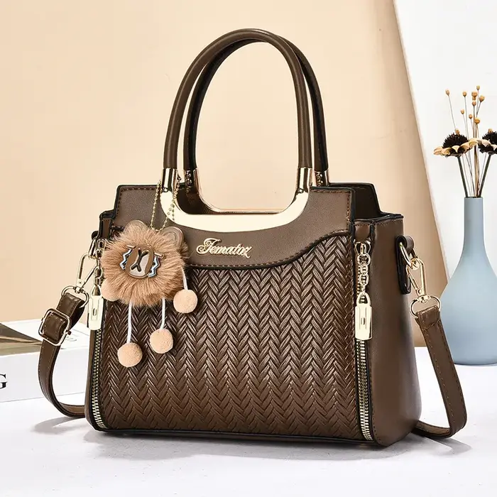 Caroly grande capacité à la mode femmes sac à main épaule sac à bandoulière de luxe élégant personnalité dames sac PU matériel