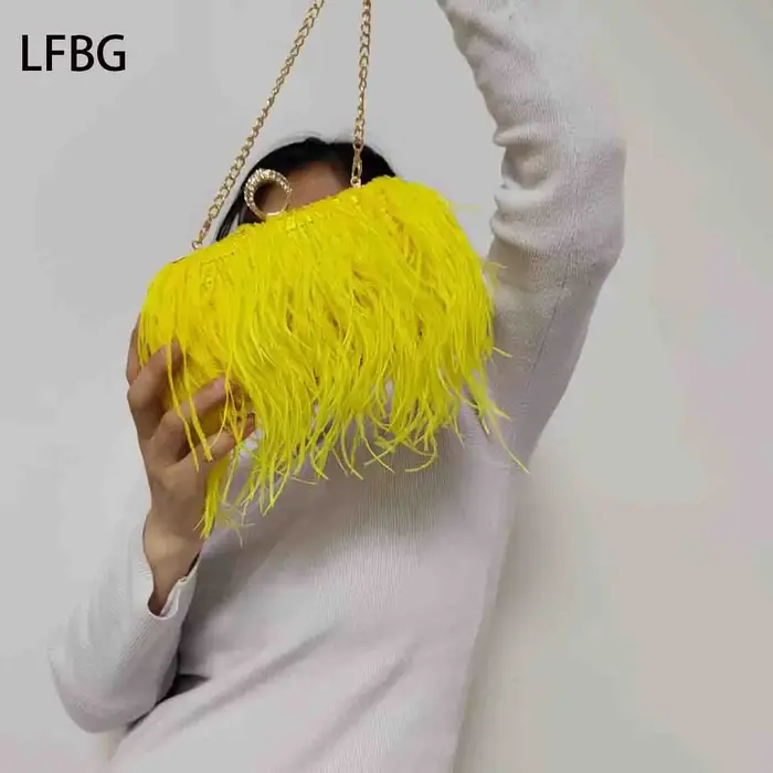 2025 pochette jaune sac à main de mariage