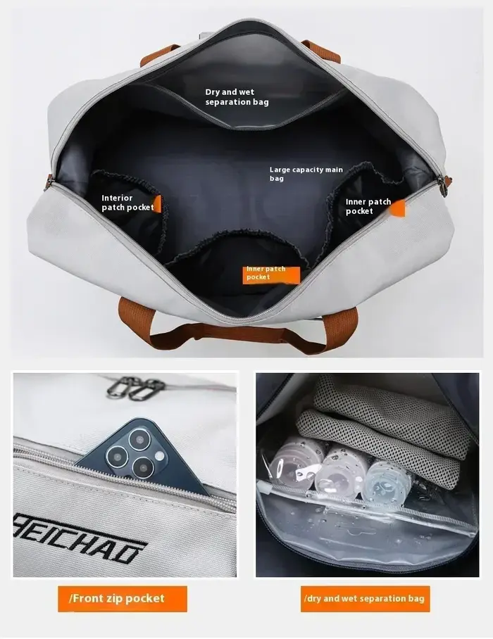 Sac de sport de voyage de grande capacité