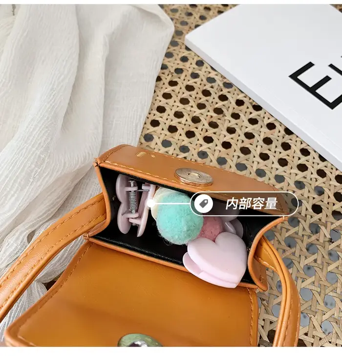 Mini sac à main en cuir PU pour enfants