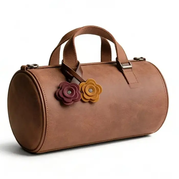 Breloque de sac vintage en forme de rose