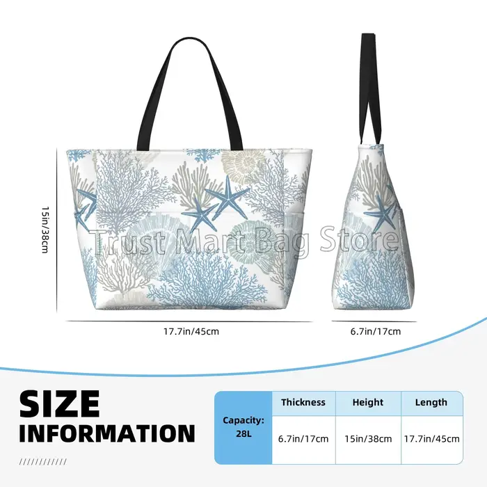 Grand sac de plage étanche pour femme