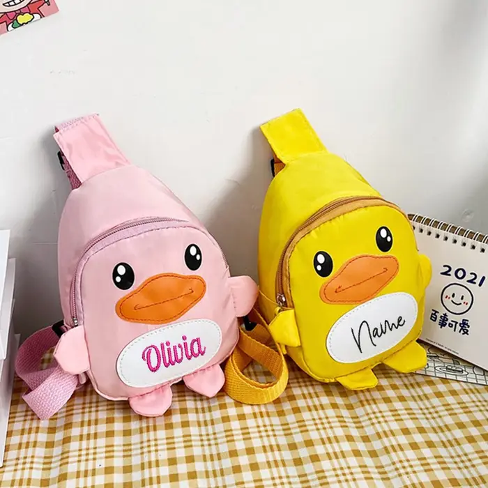 Sac à Bandoulière en Forme de Canard de Dessin Animé