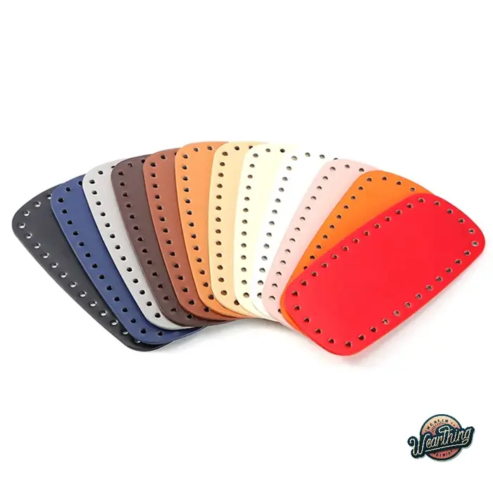 Fond de sac tricoté en cuir PU