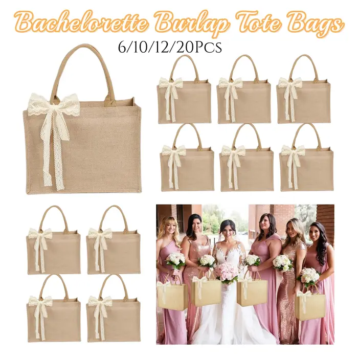 Sacs fourre-tout en toile de jute