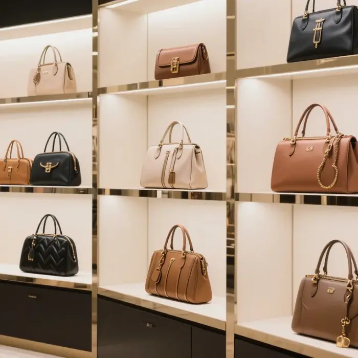 Sac messager en cuir pour femmes