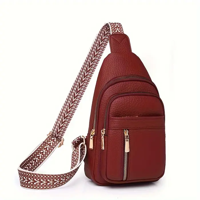 Sac à Bandoulière Rétro Chic en Cuir PU Souple