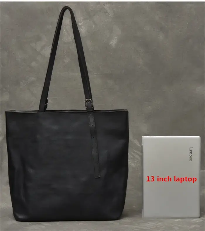 Sac fourre-tout en cuir véritable pour hommes