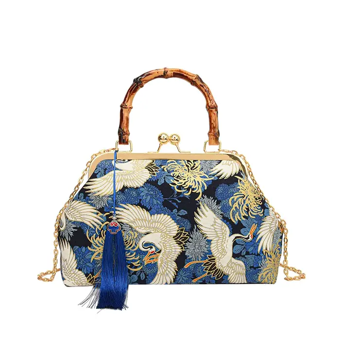 Pochette de Soirée de Luxe pour Femme, Sac à Main de Mariage, Petit Sac à Main de ix, Poignée en Rot
