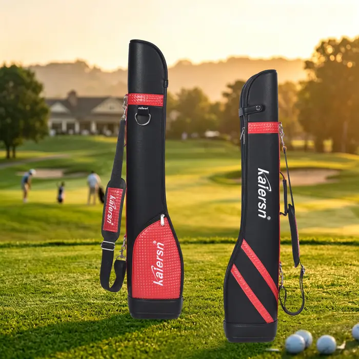 Sac de golf professionnel en cuir PU