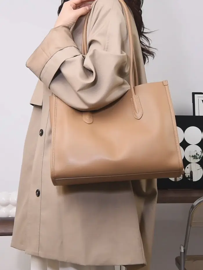 Sac à main en cuir véritable pour femme