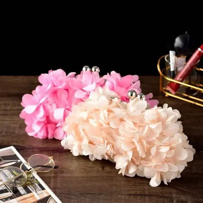 Pochette florale pour robe de mariée pour femme