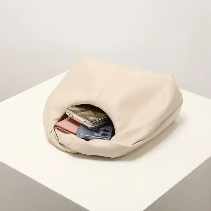 Mn Twist-Sac à main carré solide pour femme