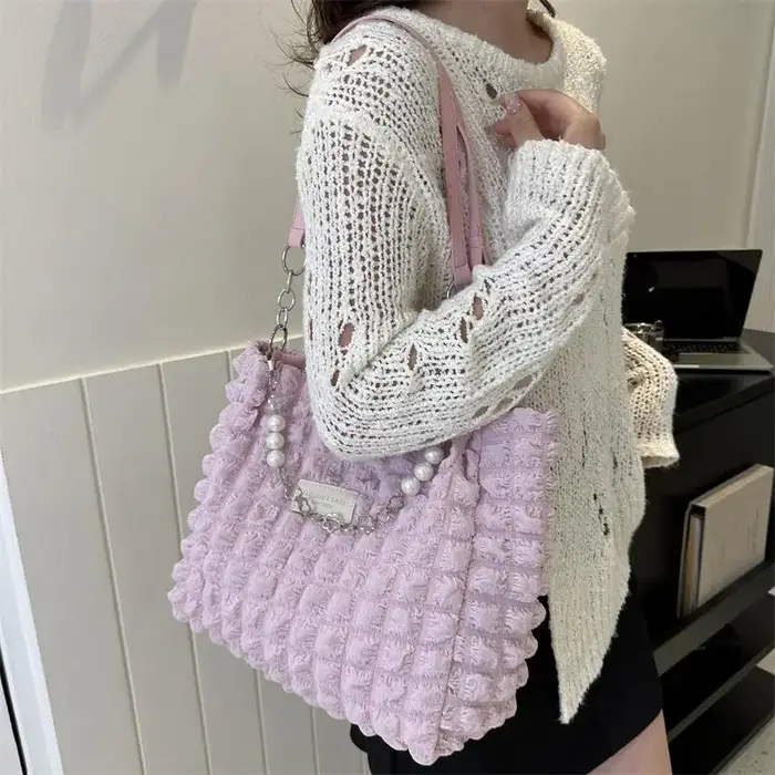 Sac fourre-tout texturé à bulles