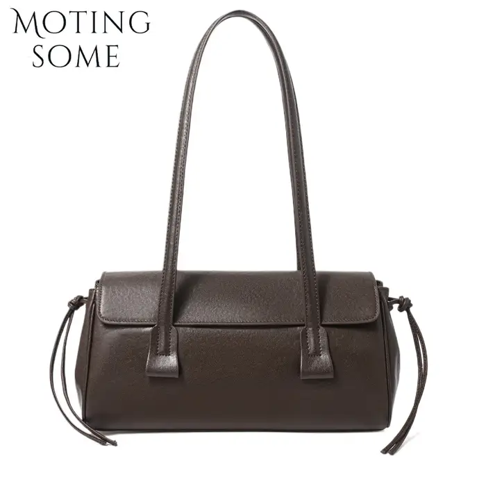 Motingsome Boston sac femmes sous les bras sac à main de luxe en cuir tanné végétal sac