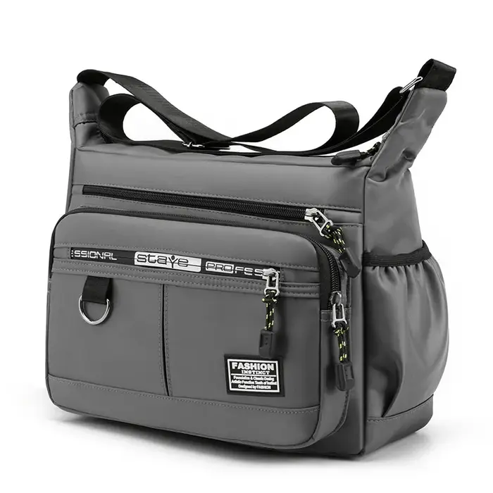 Sac à bandoulière Design Oxford pour hommes, grande capacité, décontracté, poche multicouche, mode, 