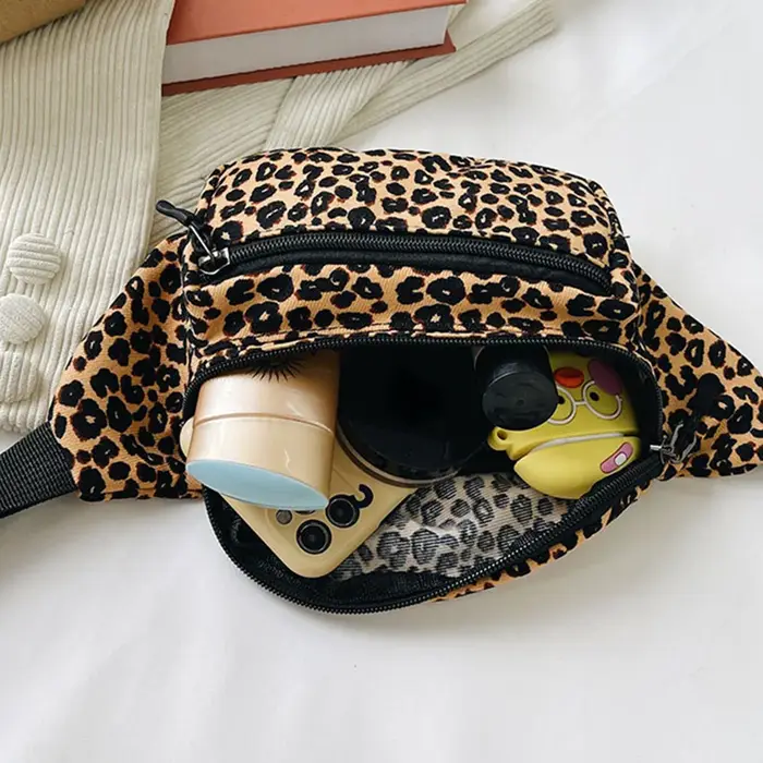 Sac banane en flanelle pour femmes