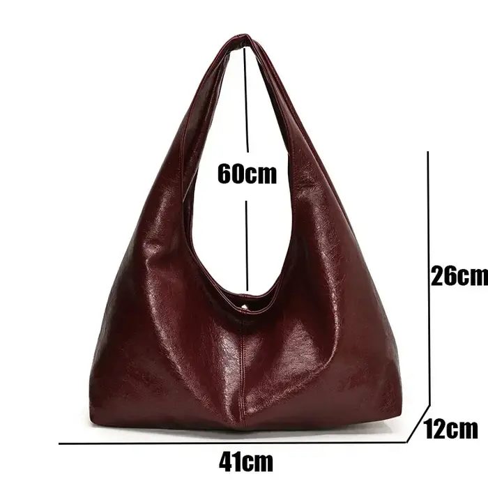 Sacs à main Hobo en cuir PU pour femmes