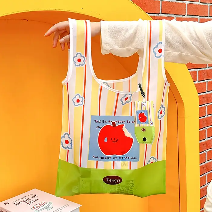 Sac à main imprimé animé Bewitching, sac de courses pliable et réutilisable de grande capacité, cade