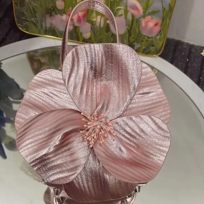 Sac à main pour femme, sac à main en forme de rose