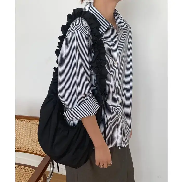 Sac de shopping pliable en dentelle pour femmes