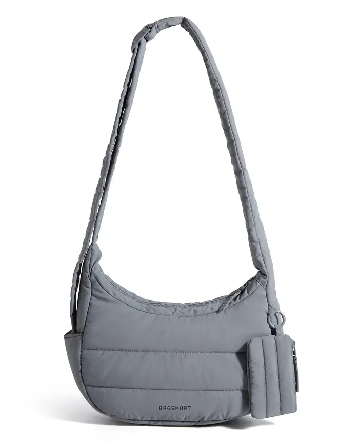 BAGSMART Sac à bandoulière pour femme Petit sac à main bouffant Sac