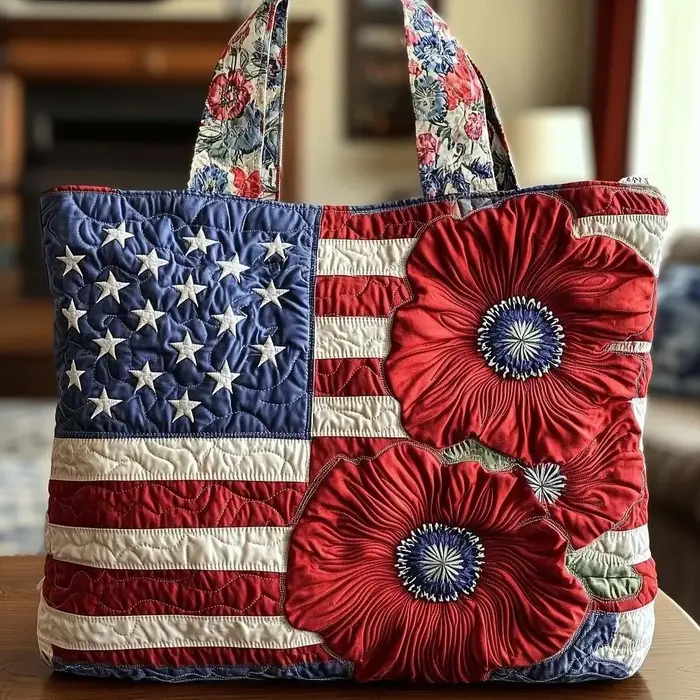 Sac fourre-tout matelassé vintage pour femme