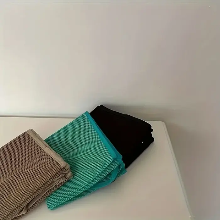 Fourre-tout en maille pliable extra large avec poignées robustes