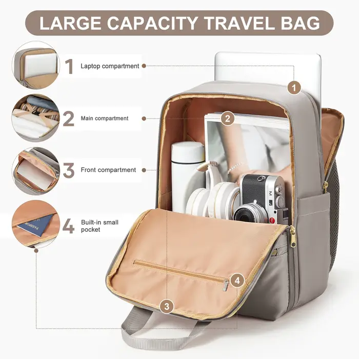 Sac à dos pour femmes marque de luxe sacs à dos d'ordinateur portable d'université de grande capacité