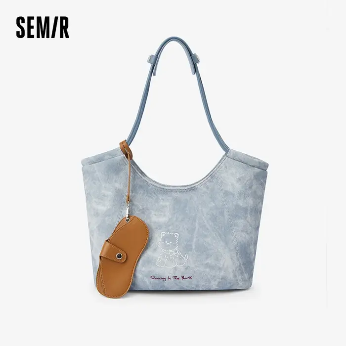 Semir sac femmes fourre-tout grande capacité trajet sac à bandoulière 2025 nouveau sac à main populaire sous les bras sac dessin animé imprimé