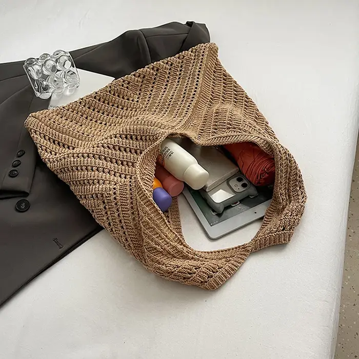 Sac à main en tricot pour femmes