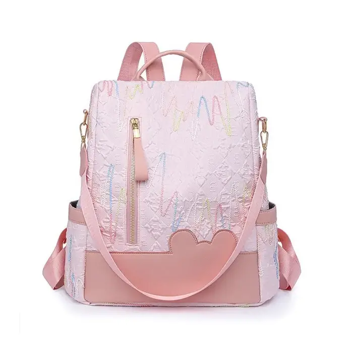 Sac à dos brodé à la mode pour femmes